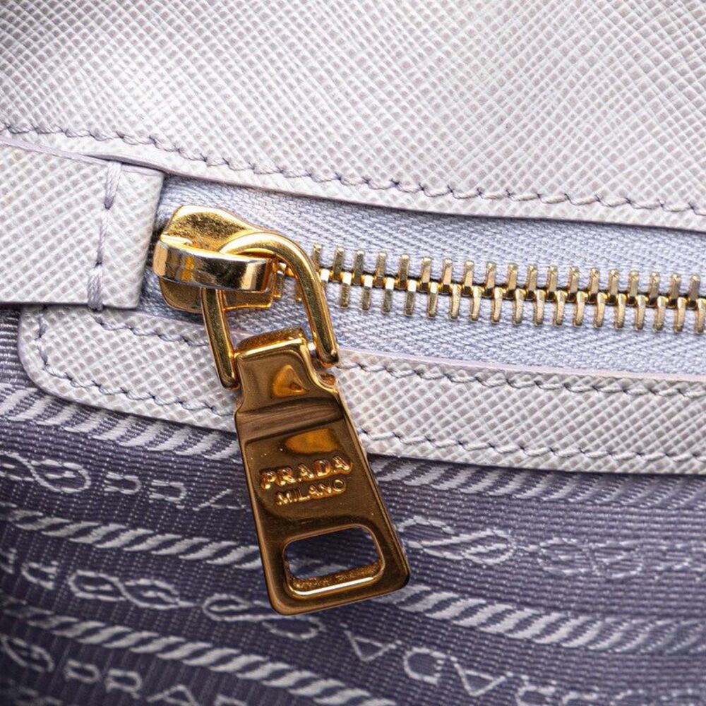 Prada Saffiano Galleria 2way Bag 1BA874 Purple Leather - Picture 6 of 6